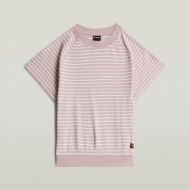 Снимка на G-STAR ДАМСКИ ТОП RAGLAN TOP В BURNISHED LILAC/MILK STRIPE 6