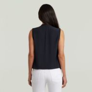 Снимка на G-STAR WOMEN'S STAND UP COLLAR TOP В DK BLACK 2