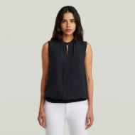 Снимка на G-STAR WOMEN'S STAND UP COLLAR TOP В DK BLACK 1