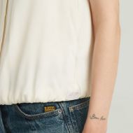 Снимка на G-STAR WOMEN'S STAND UP COLLAR TOP В CHALK 3