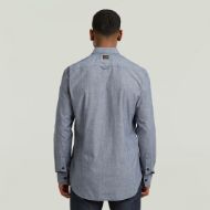 Picture of G-STAR MEN'S BRISTUM 2.0 SLIM SHIRT IN SALUTE SLUB STRIPE 2