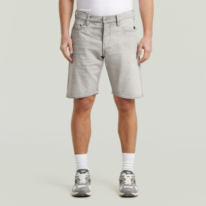 Picture of G-STAR MEN'S DAKOTA SHORTS CLEAN EDGE IN BEACHED FADED DOLOMITE GREY