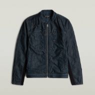Picture of G-STAR MEN'S BIKER JACKET IN STAY RAW DENIM 6