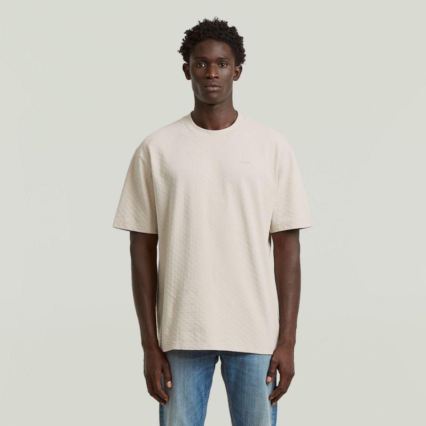 Снимка на G-STAR МЪЖКА БЛУЗА STRUCTURED RELAXED BASE T-SHIRT В WHITEBAIT