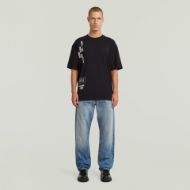 Снимка на G-STAR МЪЖКА БЛУЗА STENCIL GR RELAXED T-SHIRT В DK BLACK 5