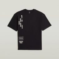 Снимка на G-STAR МЪЖКА БЛУЗА STENCIL GR RELAXED T-SHIRT В DK BLACK 7