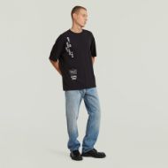 Снимка на G-STAR МЪЖКА БЛУЗА STENCIL GR RELAXED T-SHIRT В DK BLACK 6