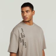 Снимка на G-STAR МЪЖКА БЛУЗА STENCIL GR RELAXED T-SHIRT В ELEPHANT SKIN 3