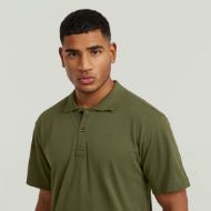 Picture of G-STAR MEN'S CORE REGULAR POLO IN SHADOW OLIVE 3