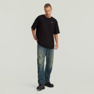 Снимка на G-STAR МЪЖКА БЛУЗА RIB INSERT RELAXED T-SHIRT В DK BLACK 5