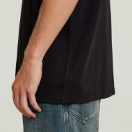 Снимка на G-STAR МЪЖКА БЛУЗА RIB INSERT RELAXED T-SHIRT В DK BLACK 3