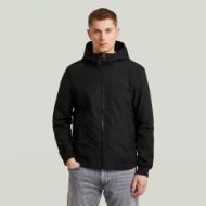 Picture of G-STAR MEN'S TRACK HOODED JACKET IN DK BLACK 1