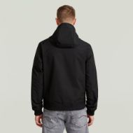 Picture of G-STAR MEN'S TRACK HOODED JACKET IN DK BLACK 2