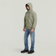 Picture of G-STAR MEN'S TRACK HOODED JACKET IN ELEPHANT SKIN 5