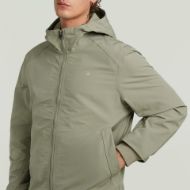 Picture of G-STAR MEN'S TRACK HOODED JACKET IN ELEPHANT SKIN 4