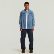 Снимка на G-STAR МЪЖКА РИЗА MARINE SLIM SHIRT DNM В FADED AZURA BLUE 3