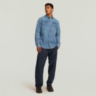 Снимка на G-STAR МЪЖКА РИЗА MARINE SLIM SHIRT DNM В FADED AZURA BLUE 5