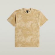 Picture of G-STAR MEN'S AOP T-SHIRT IN CREAM ARCHIVAL TEXTURE 6