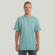 Снимка на G-STAR МЪЖКА БЛУЗА SCRIPT GR T-SHIRT В MINERAL BLUE 1