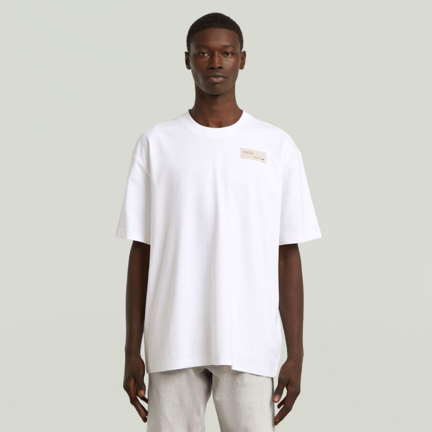 Снимка на G-STAR МЪЖКА БЛУЗА HB BADGE RELAXED T-SHIRT В WHITE