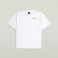 Снимка на G-STAR МЪЖКА БЛУЗА HB BADGE RELAXED T-SHIRT В WHITE 6