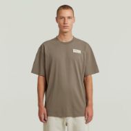 Picture of G-STAR MEN'S HB BADGE RELAXED T-SHIRT IN TURF 1