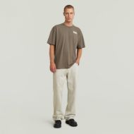 Picture of G-STAR MEN'S HB BADGE RELAXED T-SHIRT IN TURF 3