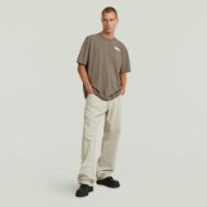 Picture of G-STAR MEN'S HB BADGE RELAXED T-SHIRT IN TURF 5