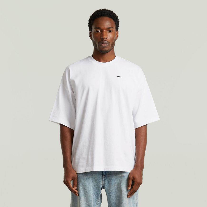 Снимка на G-STAR МЪЖКА БЛУЗА HEAVY JERSEY OVERSIZED T-SHIRT В WHITE