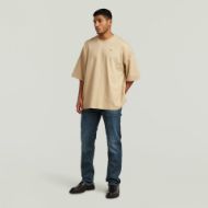 Снимка на G-STAR МЪЖКА БЛУЗА HEAVY JERSEY OVERSIZED T-SHIRT В CREAM 5