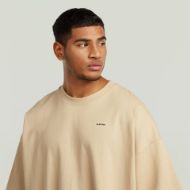 Снимка на G-STAR МЪЖКА БЛУЗА HEAVY JERSEY OVERSIZED T-SHIRT В CREAM 4