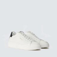 Picture of REPLAY MEN'S NOTTING FUTURE LEATHER SNEAKERS IN WHITE 2