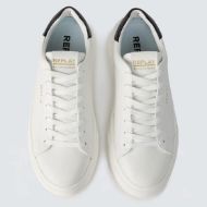 Picture of REPLAY MEN'S NOTTING FUTURE LEATHER SNEAKERS IN WHITE 4
