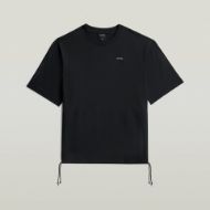 Picture of G-STAR MEN'S WOVEN MIX LOOSE T-SHIRT IN DK BLACK 6