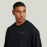 Picture of G-STAR MEN'S WOVEN MIX LOOSE T-SHIRT IN DK BLACK 3