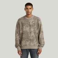 Picture of G-STAR MEN'S AOP SWEATER IN ELEPHANT SKIN ARCHIVAL TEXTURE 1
