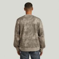 Picture of G-STAR MEN'S AOP SWEATER IN ELEPHANT SKIN ARCHIVAL TEXTURE 2