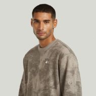 Picture of G-STAR MEN'S AOP SWEATER IN ELEPHANT SKIN ARCHIVAL TEXTURE 3