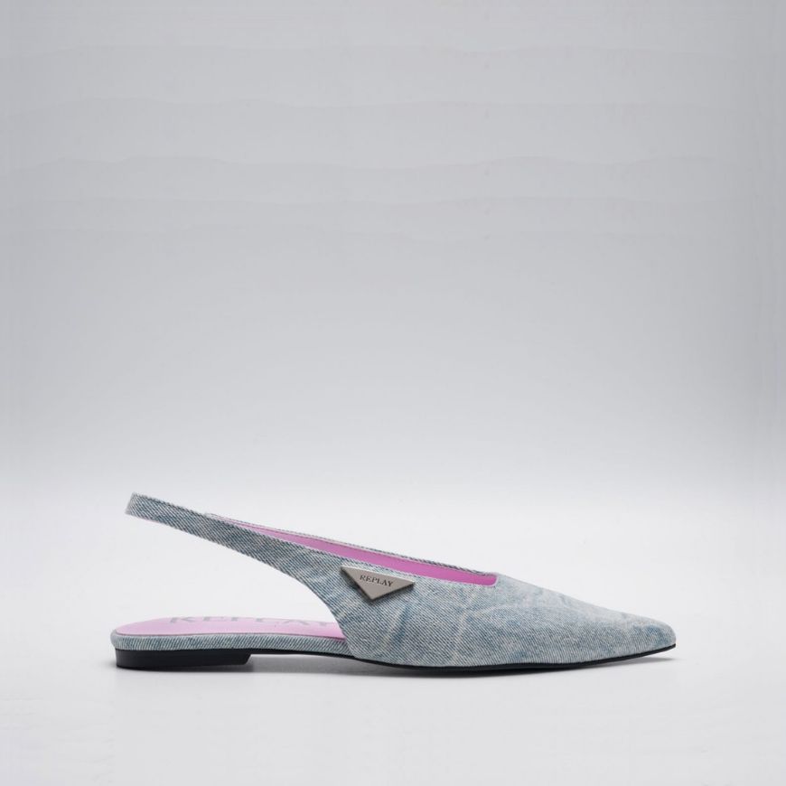 Снимка на REPLAY ДАМСКИ ОБУВКИ  VIVIANE DENIM BALLERINA В ДЕНИМ