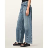 Снимка на ALLSAINTS ДАМСКИ ДЕНИМ PAYTON CROPPED BARREL LEG JEANS В СИНЬО 4