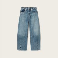 Снимка на ALLSAINTS ДАМСКИ ДЕНИМ PAYTON CROPPED BARREL LEG JEANS В СИНЬО 7