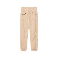 Picture of ALLSAINTS WOMEN'S VAL HIGH-RISE CARGO LINEN BLEND TROUSERS IN TAUPE BROWN 7