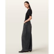 Снимка на ALLSAINTS ДАМСКИ ДЕНИМ PAYTON CROPPED BARREL LEG JEANS В ЧЕРНО 4