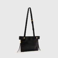 Picture of ALLSAINTS WOMEN'S MARLO LEATHER CROSSBODY BAG IN BLACK 2