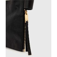 Picture of ALLSAINTS WOMEN'S MARLO LEATHER CROSSBODY BAG IN BLACK 3