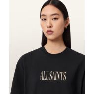 Picture of ALLSAINTS WOMEN'S CORA ETTA T-SHIRT IN BLACK 4