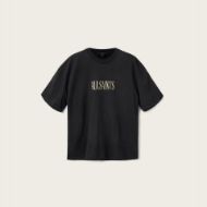 Picture of ALLSAINTS WOMEN'S CORA ETTA T-SHIRT IN BLACK 7