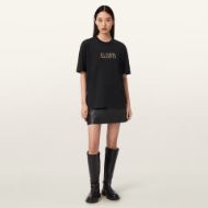 Picture of ALLSAINTS WOMEN'S CORA ETTA T-SHIRT IN BLACK 5