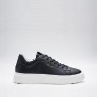 Picture of REPLAY MEN'S NOTTING FUTURE LEATHER SNEAKERS IN BLACK 1