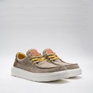 Picture of REPLAY MEN'S ALCYON 2 TEX MOCCASINS IN BEIGE 2